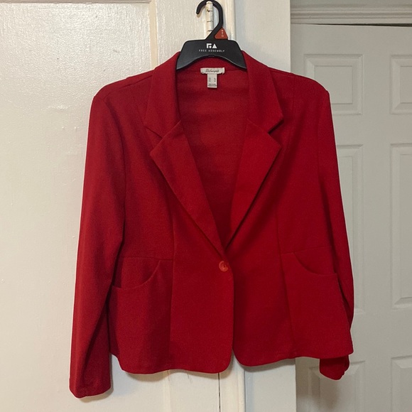 Here we have a Red Blazer, size XL barely worn. Price negotiable! - Picture 1 of 3